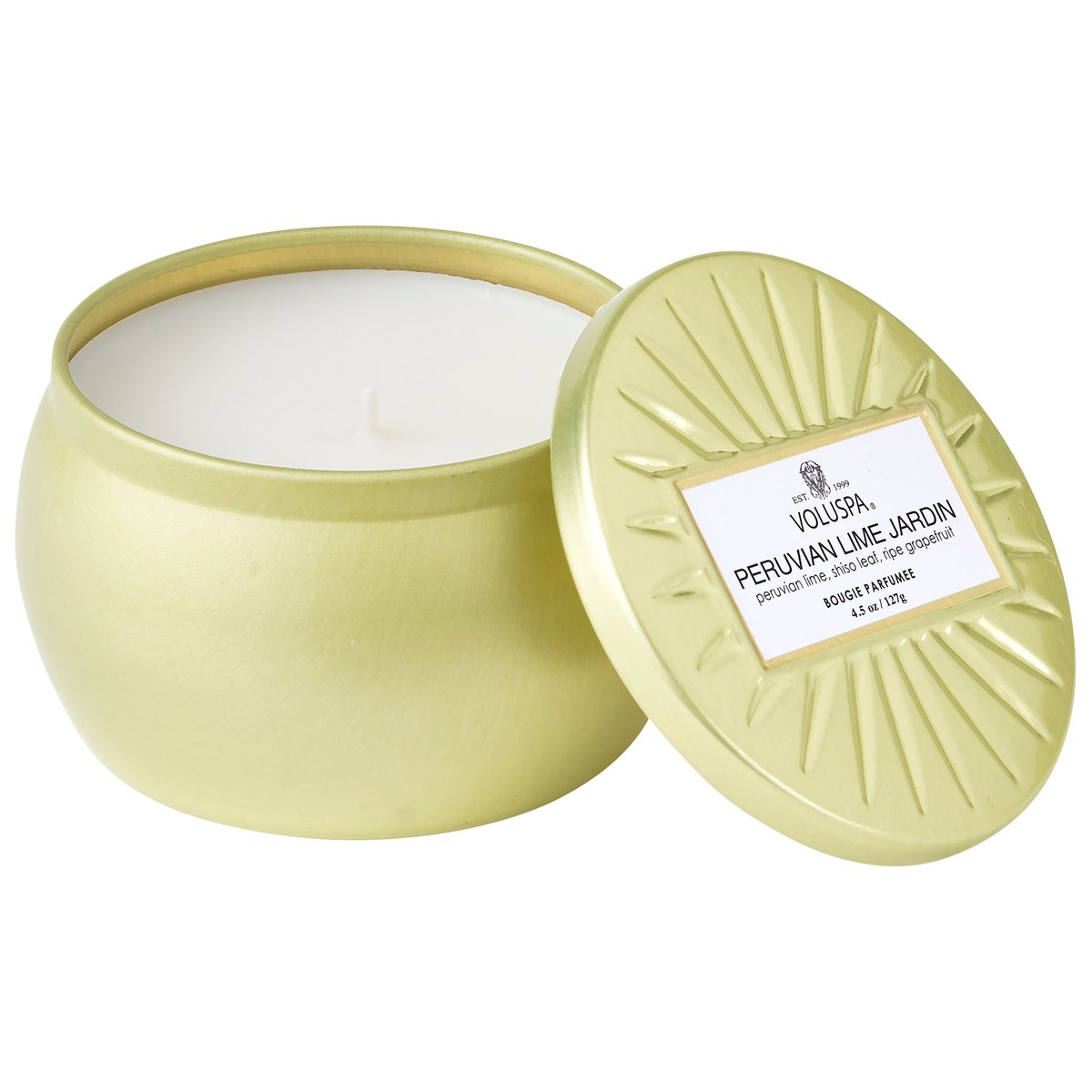 

Ароматическая свеча VOLUSPA Vermeil Lime Jardin 115g