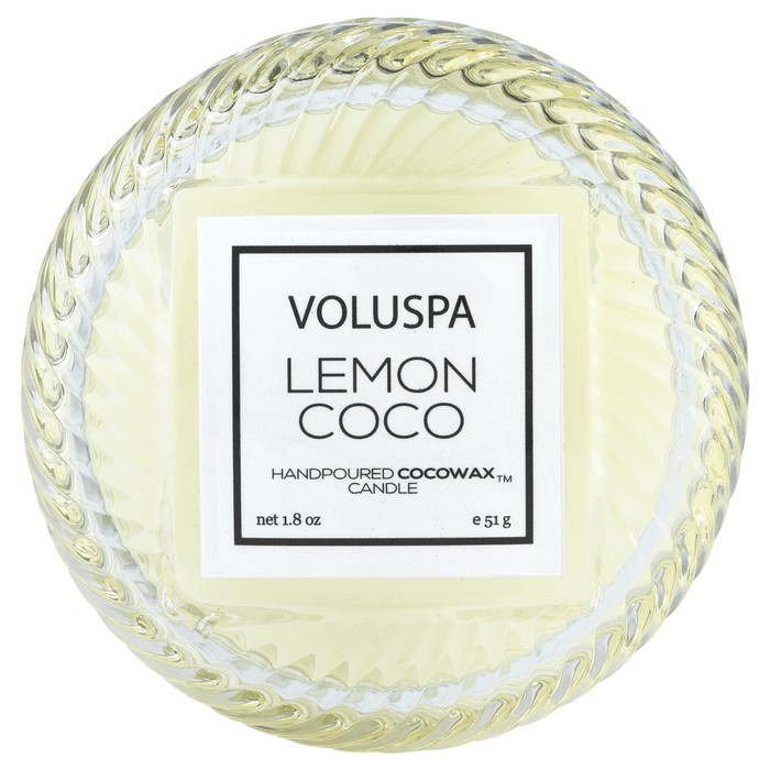 

Ароматическая свеча макарон VOLUSPA Roses&Macarons Lemon Coco 51g