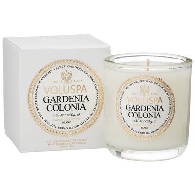 

Ароматическая свеча VOLUSPA Maison Blanc Gardenia Colonia 85g