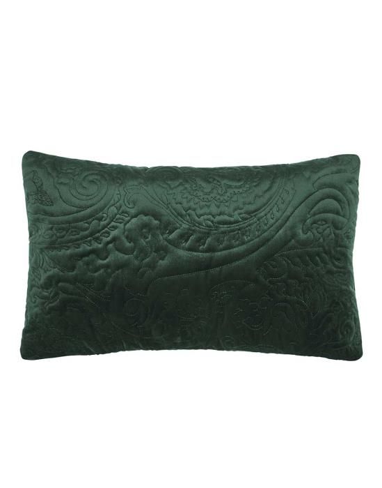 

Декоративная подушка ESSENZA Roeby pine green 30х50 зеленая
