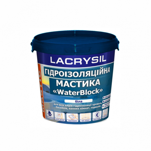 

Мастика гидроизоляционная Lacrysil "WaterBlock" 12кг
