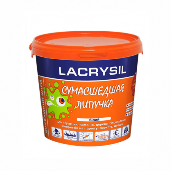 

Клей универсальный "Сумасшедшая липучка" Lacrysil 12кг