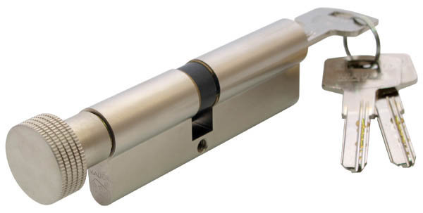 

Цилиндр дверной Mauer KC15-E1/E2 41/51=92mm кругл.ручка никель