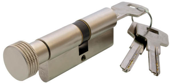 

Цилиндр дверной Mauer KC1-E1/E2 31/31=62mm кругл.ручка никель
