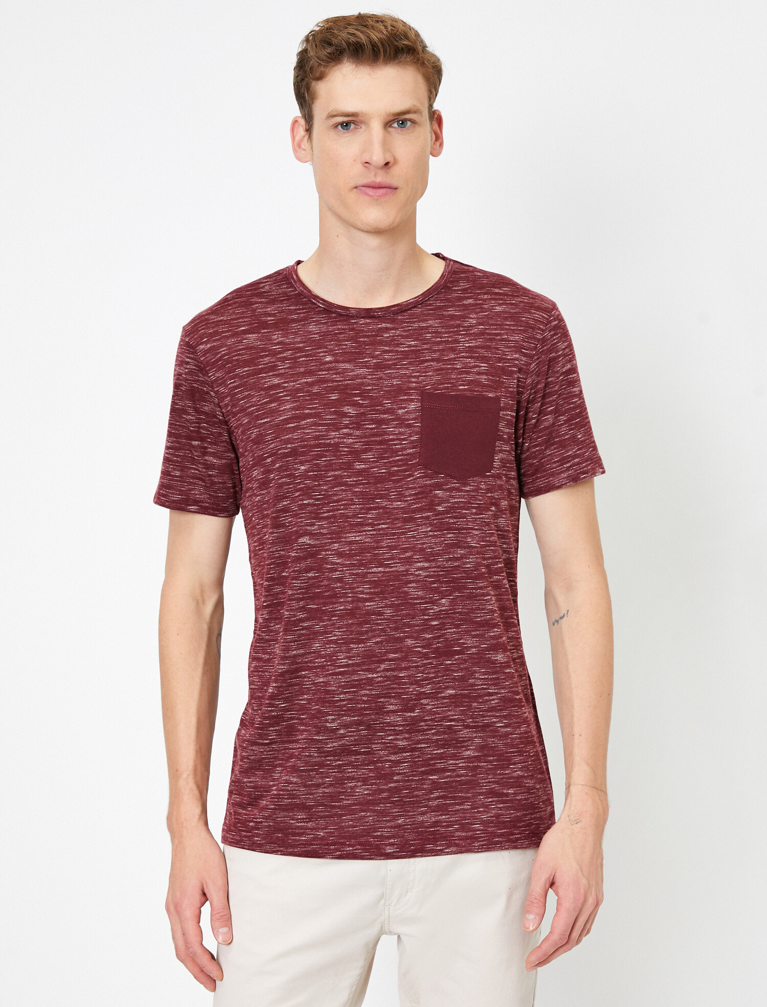 

Футболка Koton 0YAM11049LK-477 S Bordeux