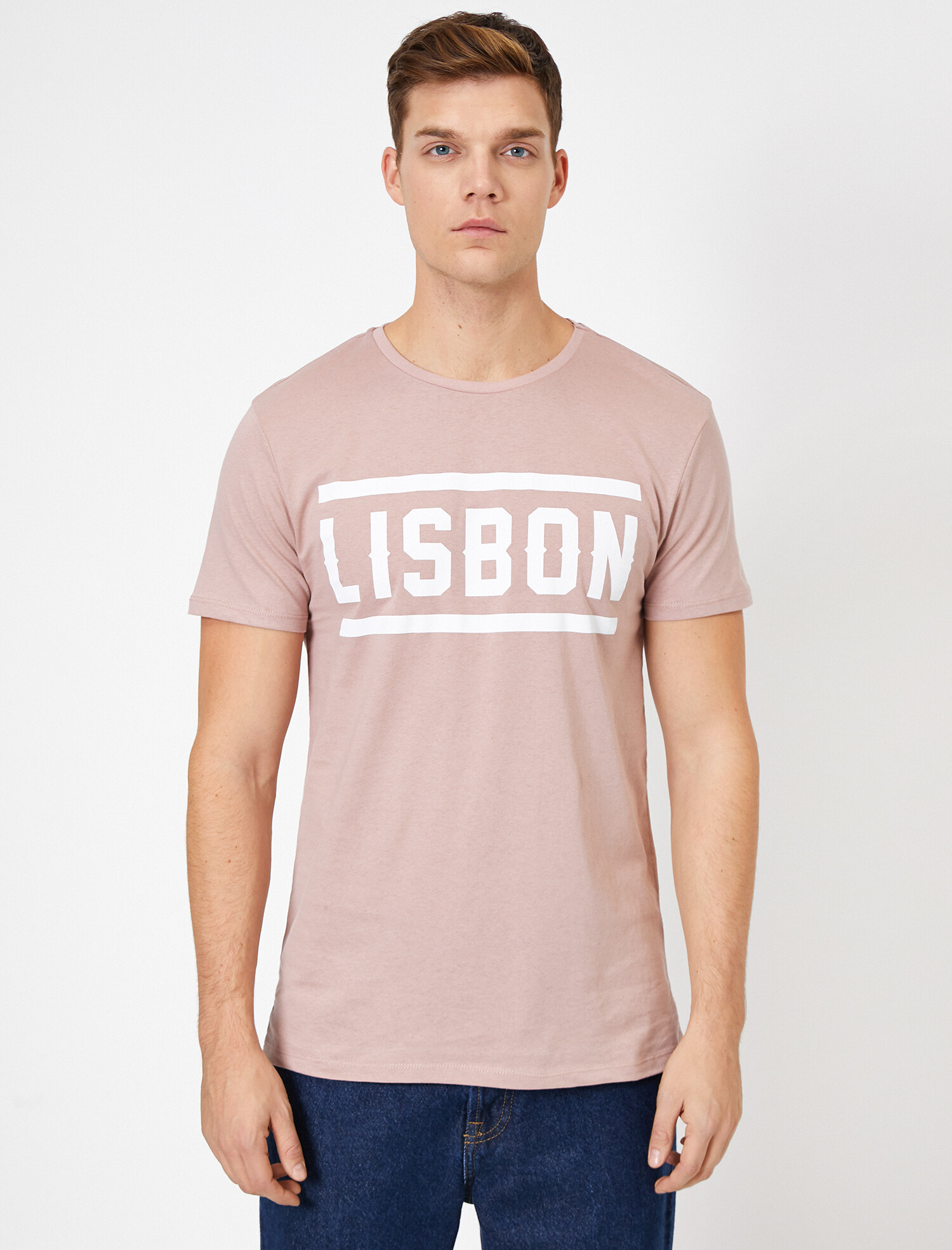 

Футболка Koton 0YAM11083CK-250 S Rose