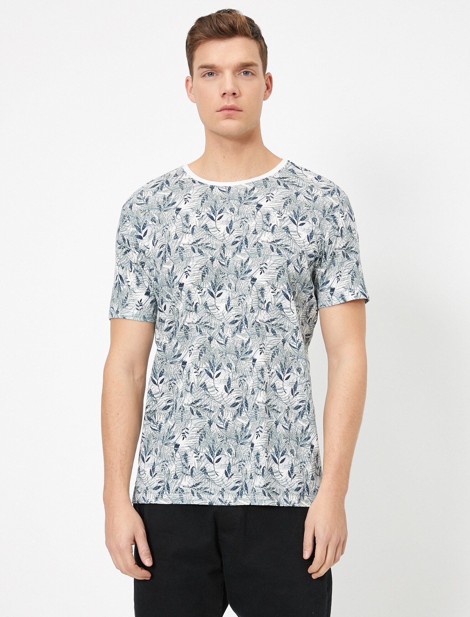 

Футболка Koton 0YAM11330CK-023 S Grey