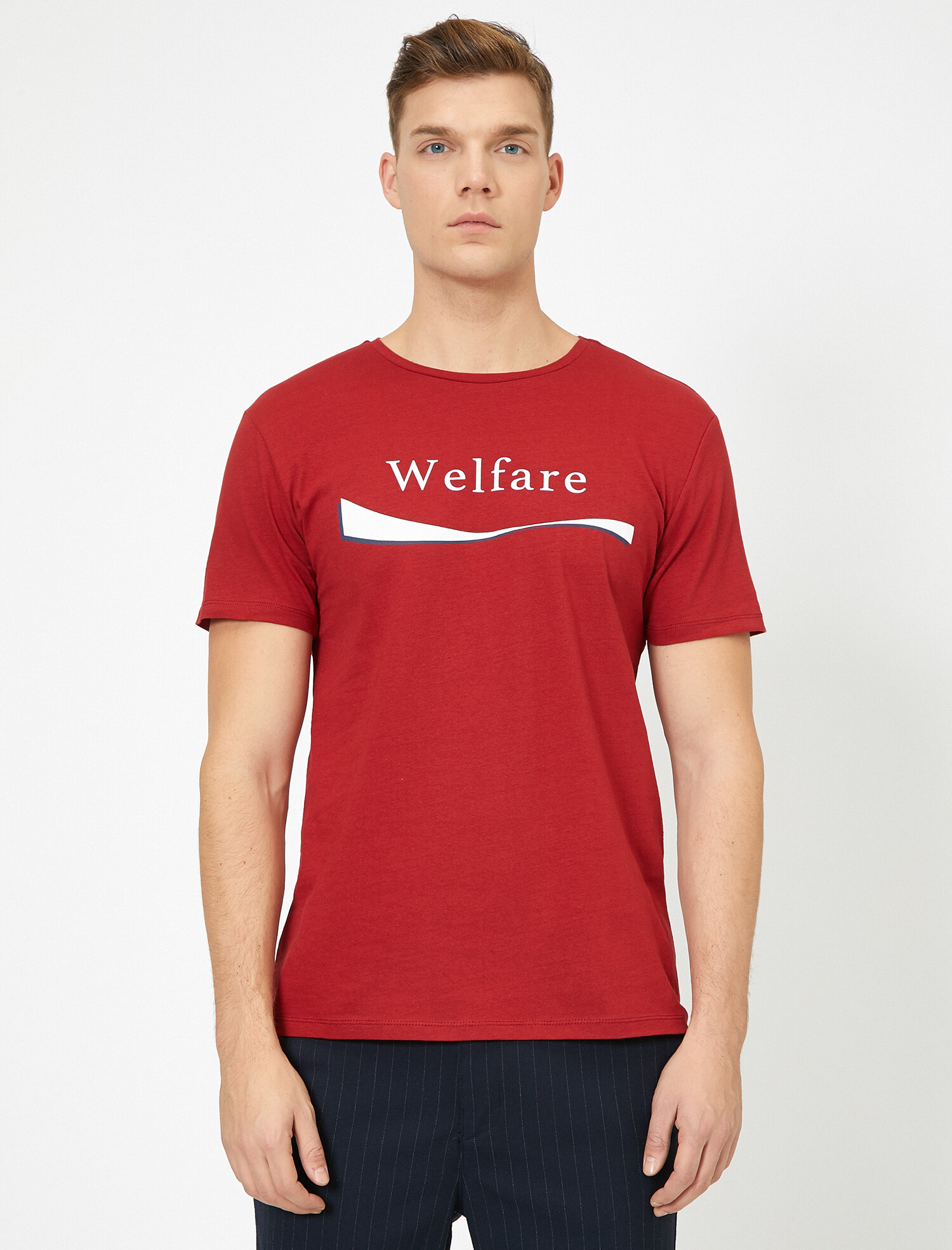 

Футболка Koton 0YAM11376CK-401 S Red