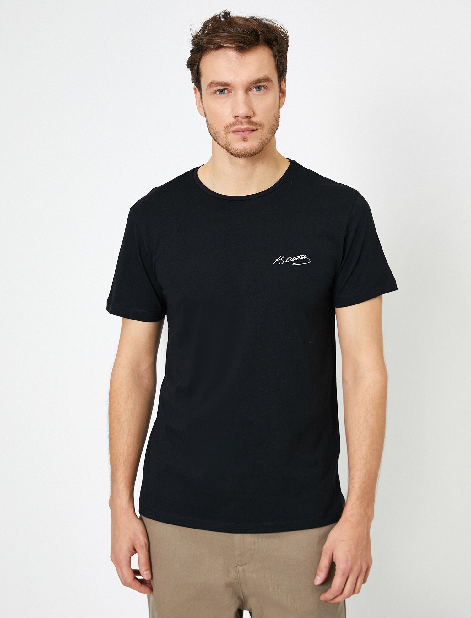 

Футболка Koton 0YAM11742CK-999 XL Black