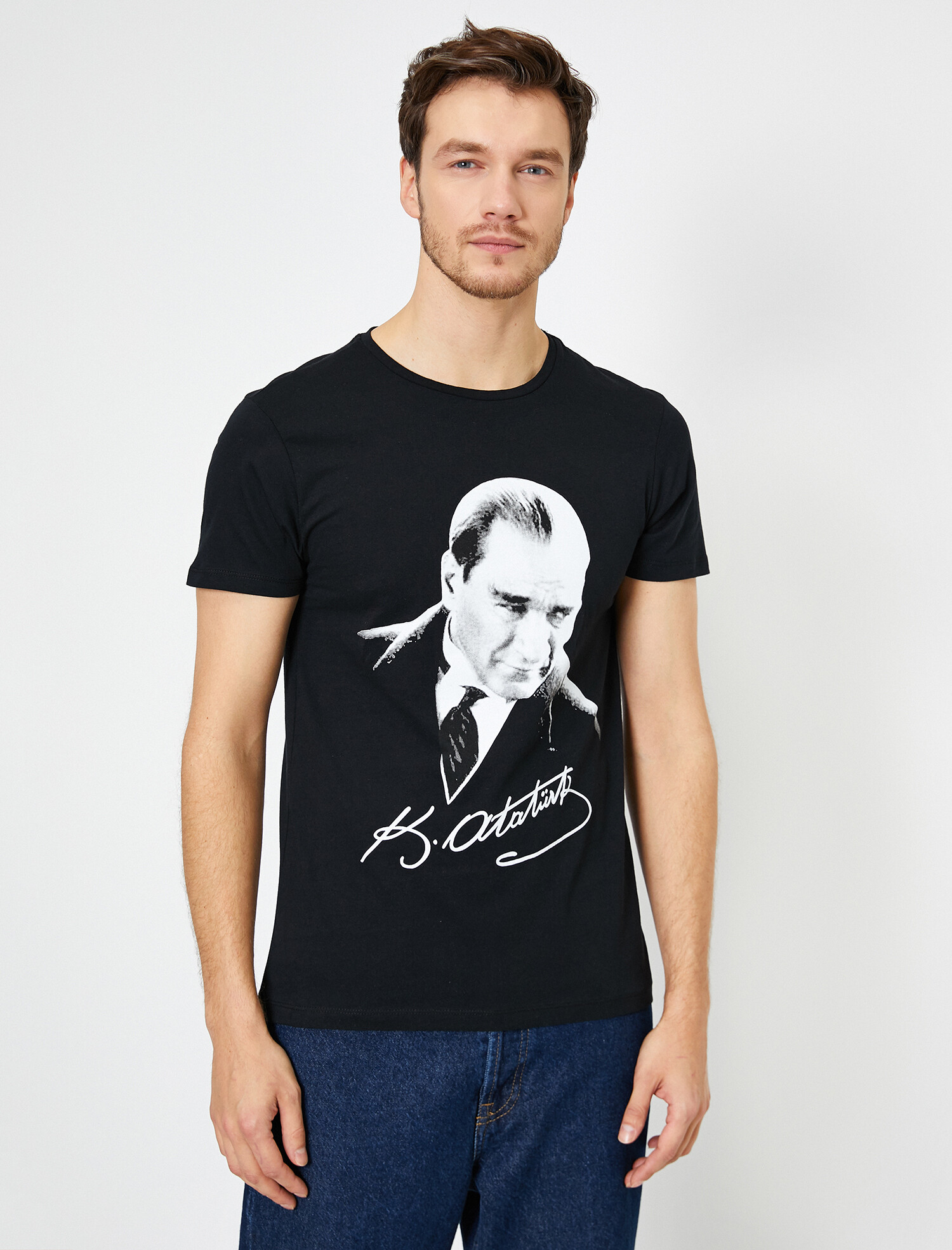 

Футболка Koton 0YAM11745CK-999 S Black