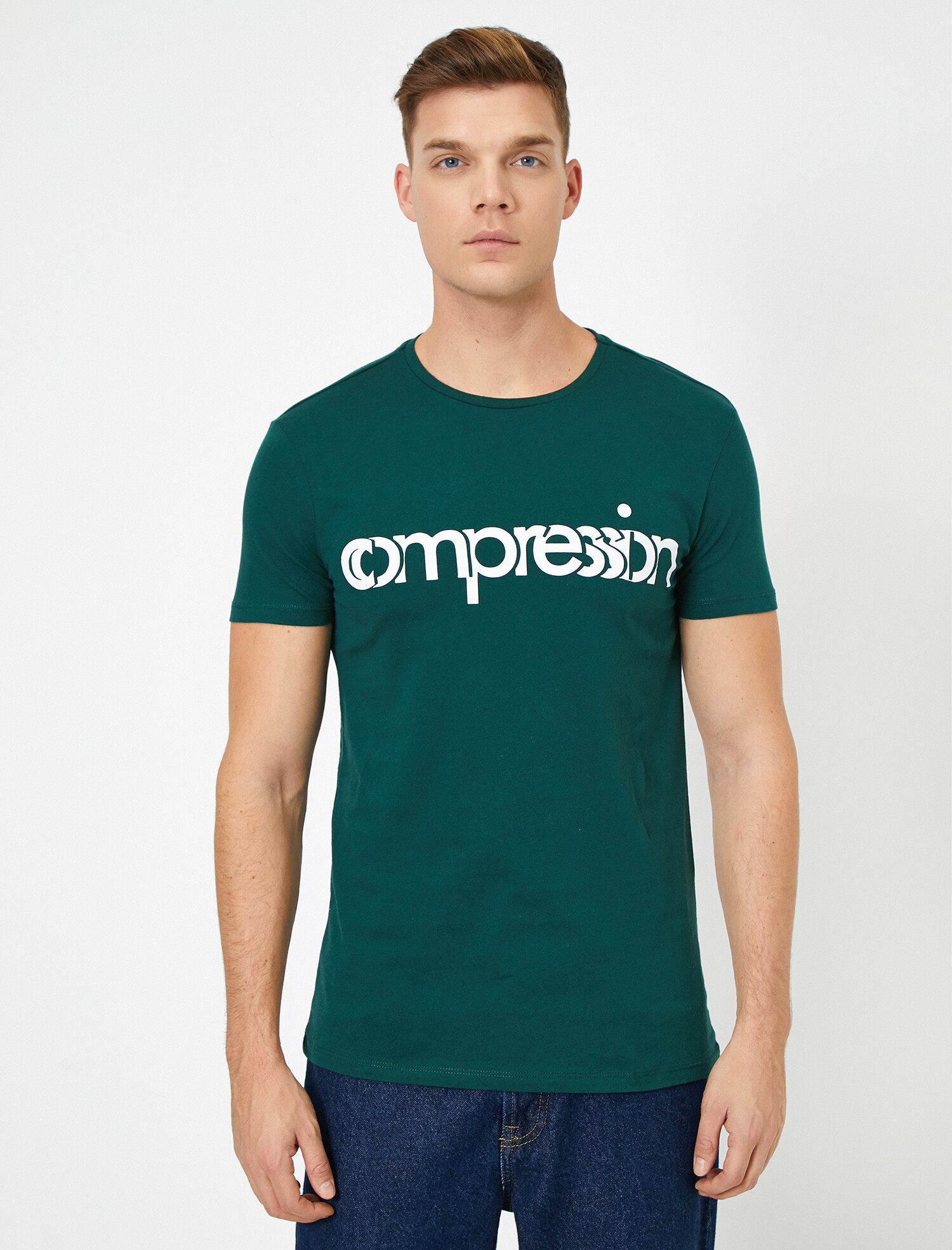 

Футболка Koton 0YAM11782LK-760 S Green