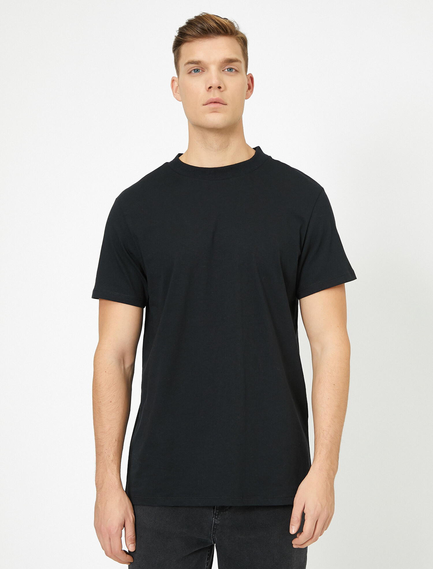 

Футболка Koton 0YAM12095LK-999 S Black