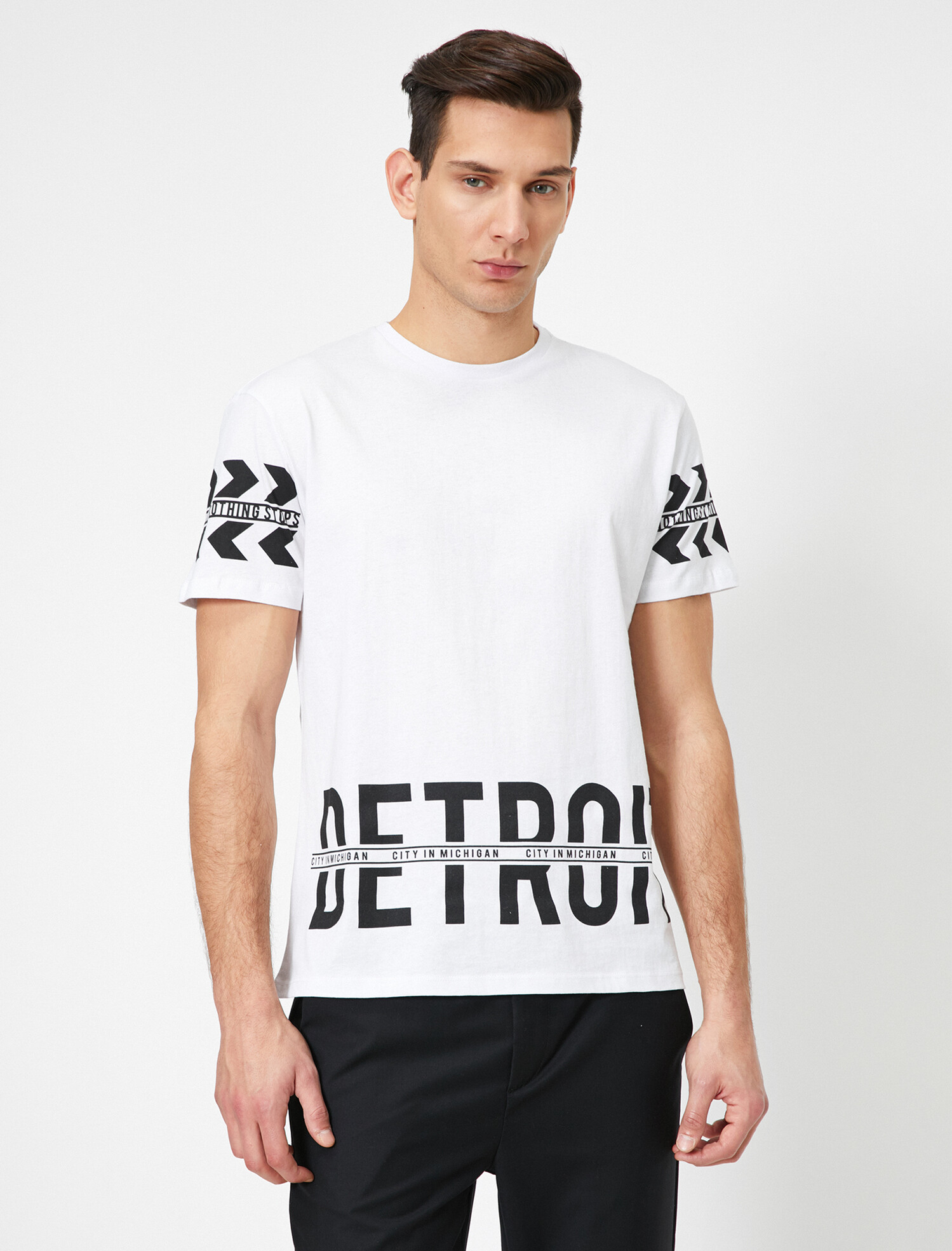 

Футболка Koton 0YAM14523OK-000 S White