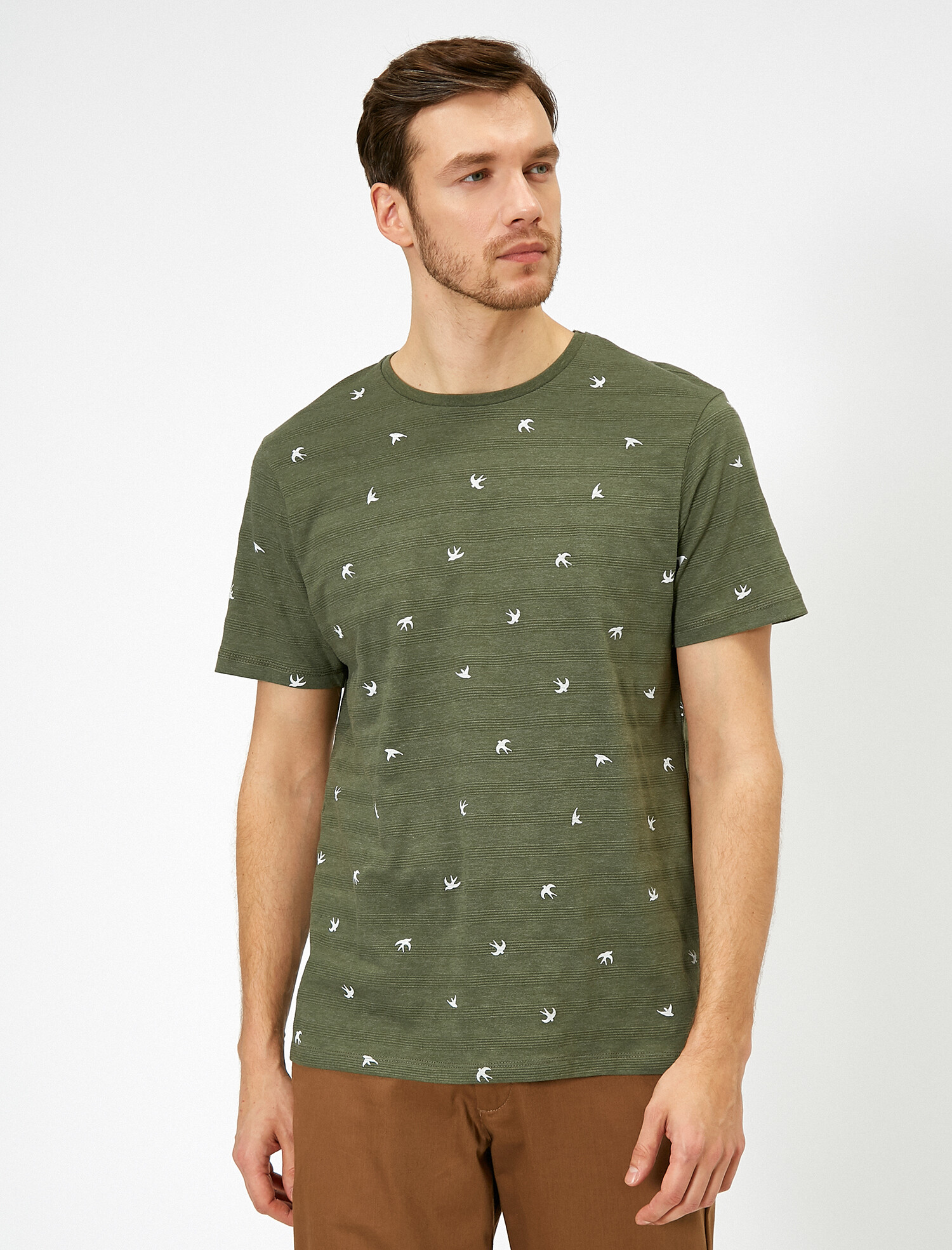 

Футболка Koton 0YAM14721OK-750 S Green