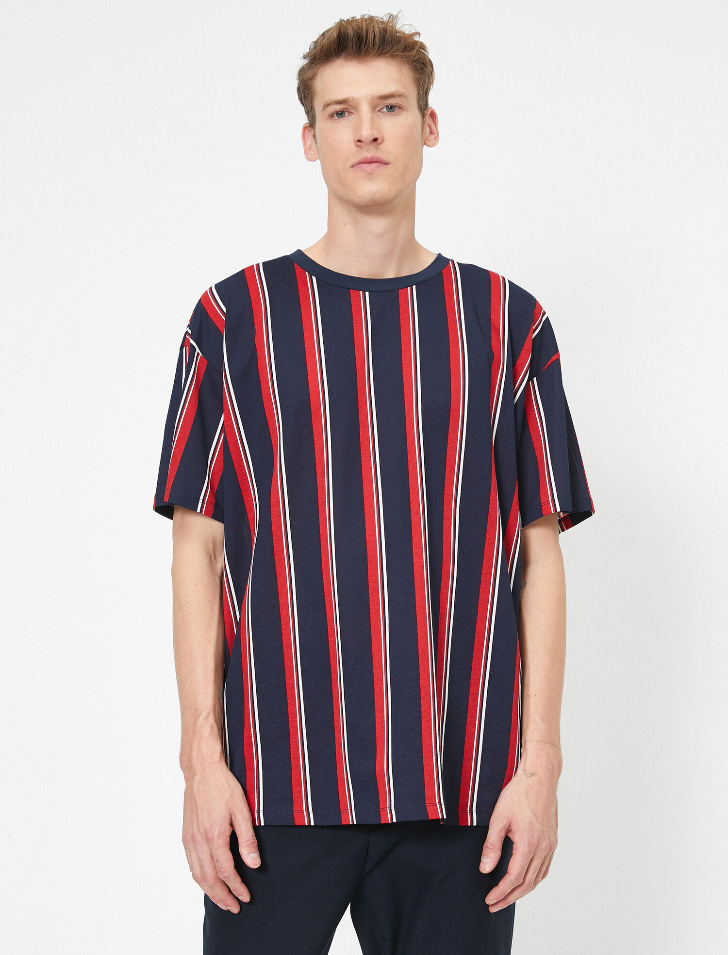 

Футболка Koton 0YAM14926OK-03M S Red Stripe
