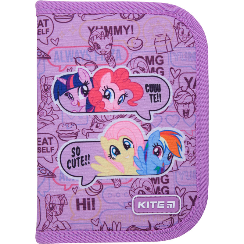 

Пенал-книжка Kite My Little Pony 1 отделение 2 разворота Сиреневый (47285)
