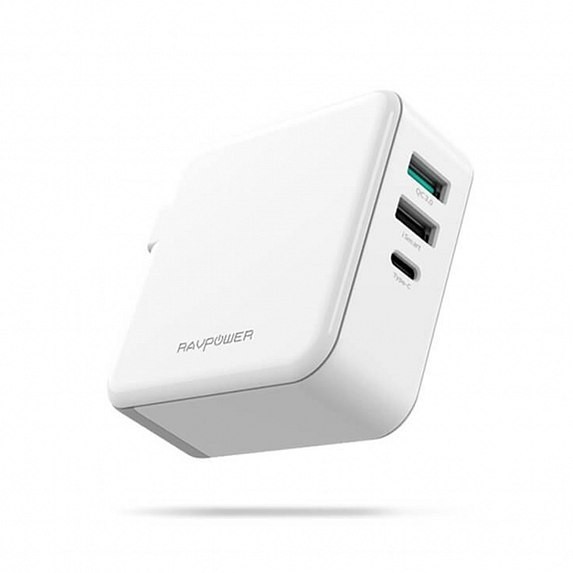 

RAVPower AC Wall Charger PD 65W+QC 3.0 18W (RP-PC082WH)