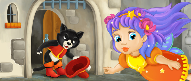 

Фотообои Детские 'Кот в сапогах' (1317) , Гладь