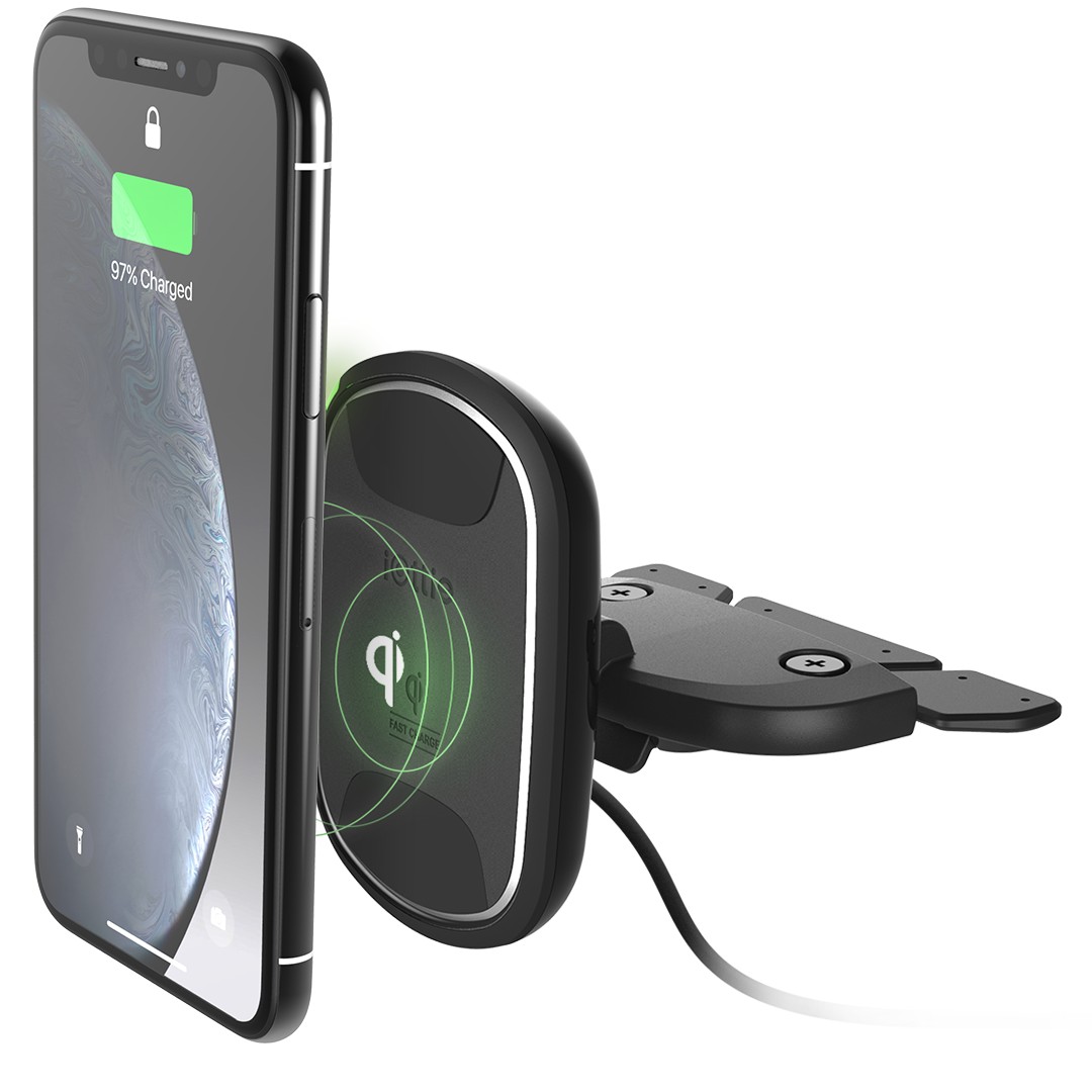 

Автодержатель для телефона магнитный iOttie iTap Wireless 2 Fast Charging Magnetic CD Slot Mount