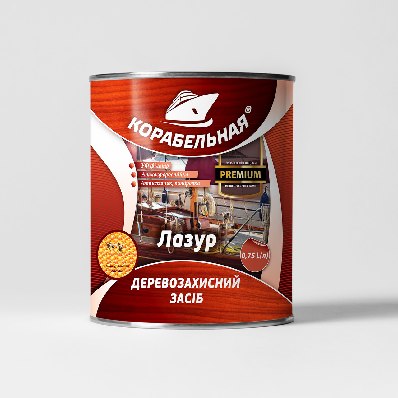 

Деревозащитное средство Лазурь Корабельная калужница 2,5 л