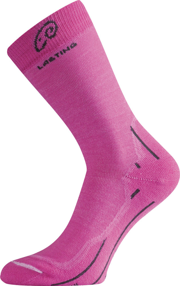 

Термошкарпетки трекінг Lasting WHI 408 - L (42-45) - рожевий