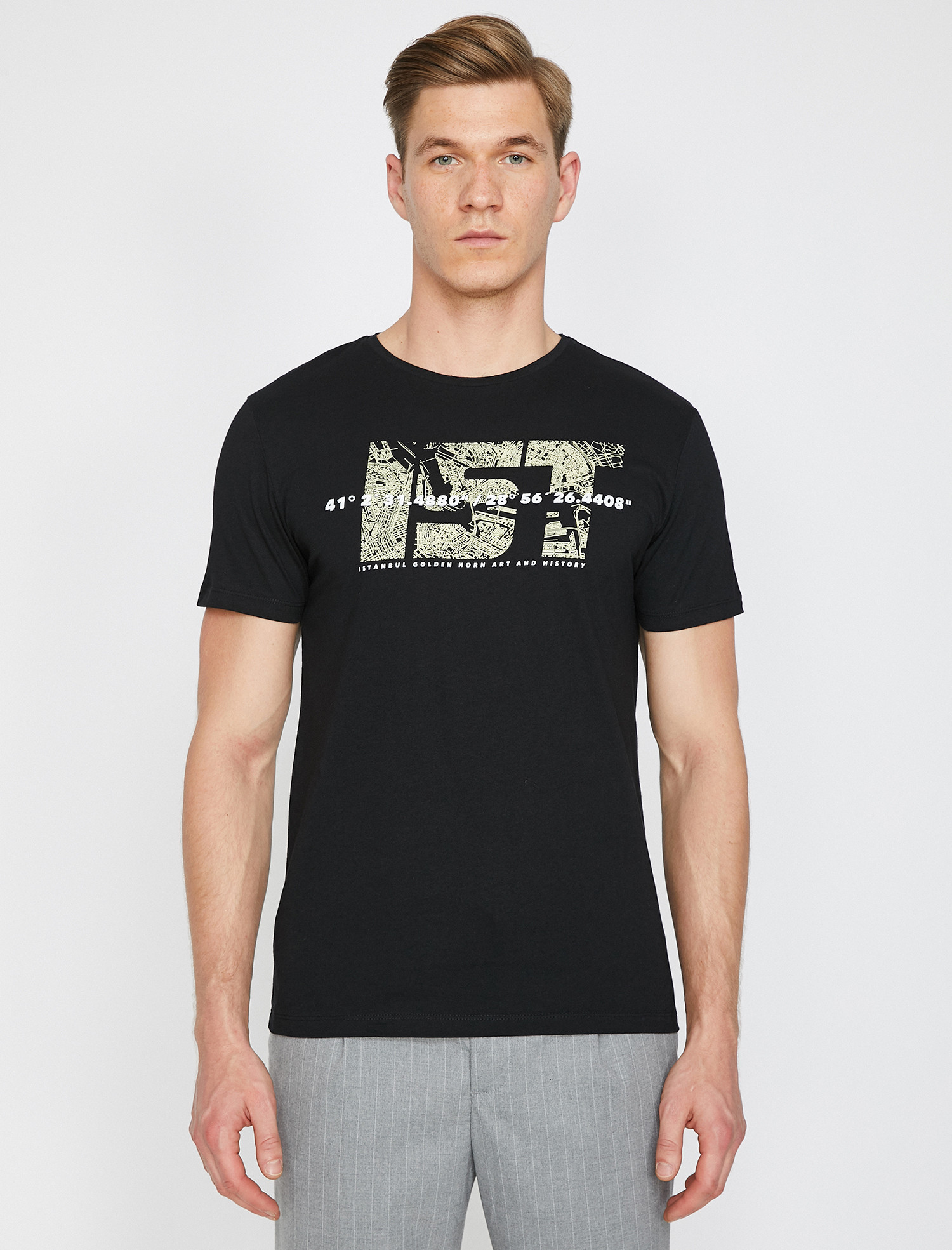 

Футболка Koton 9YAM11467DK-999 S Black
