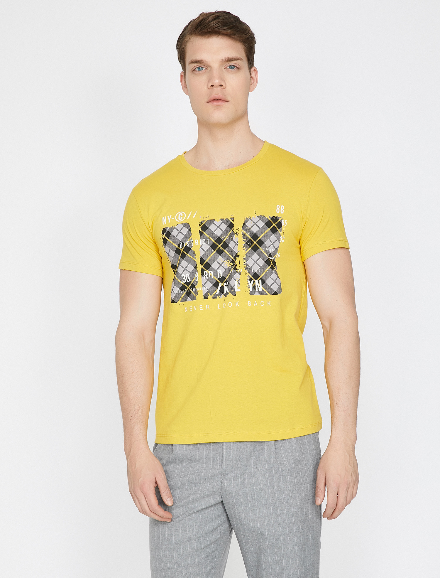 

Футболка Koton 9YAM11613KK-186 S Yellow