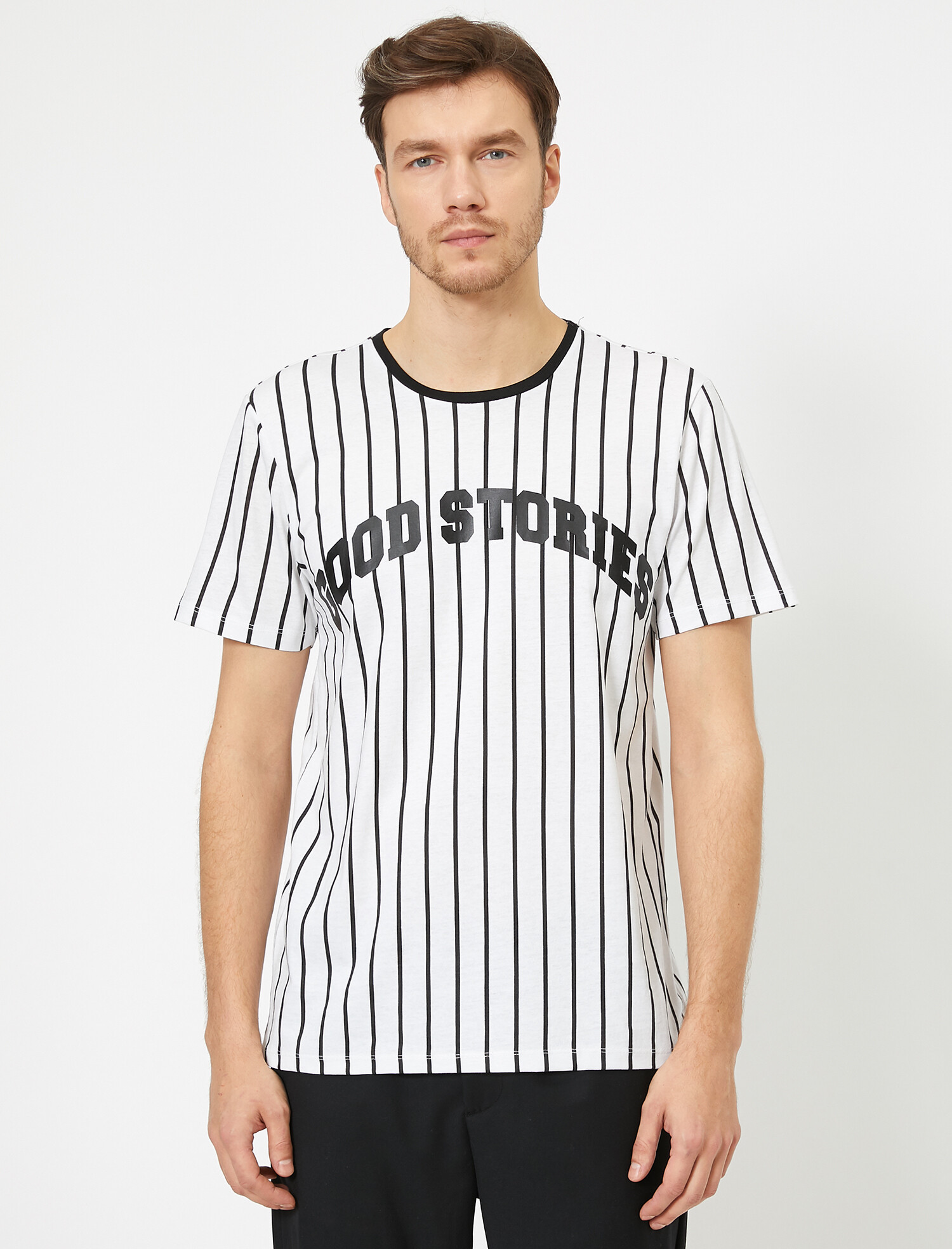 

Футболка Koton 9YAM14462OK-01L XL White Stripe