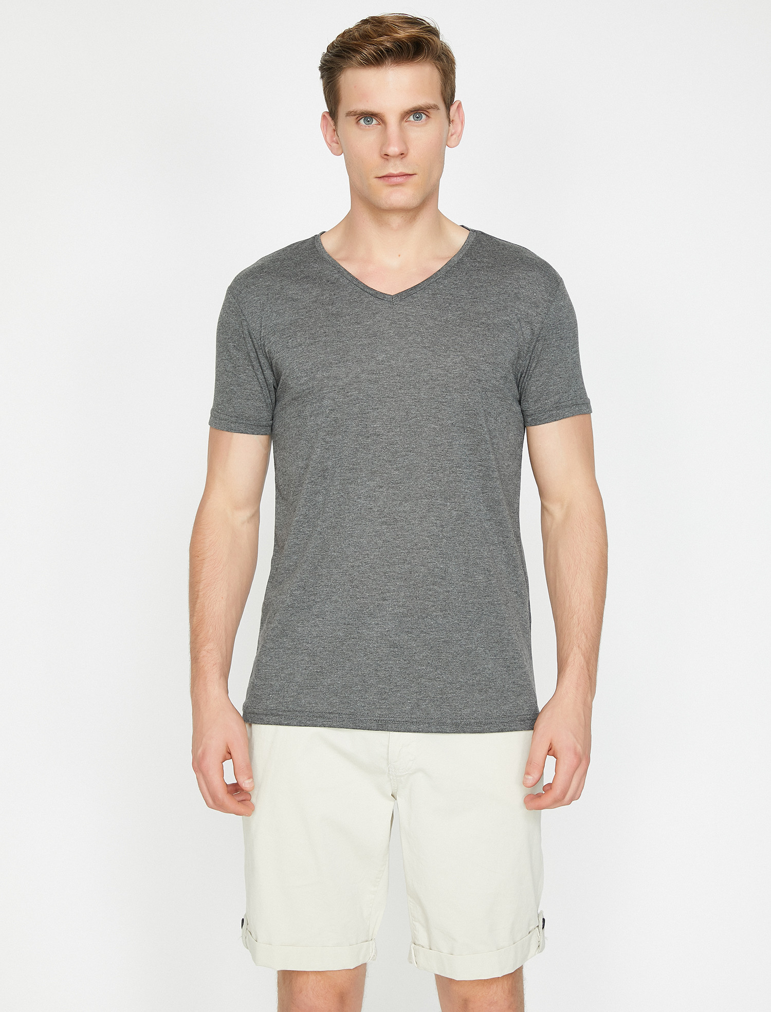 

Футболка Koton 9YAM15138LK-045 S Antracite