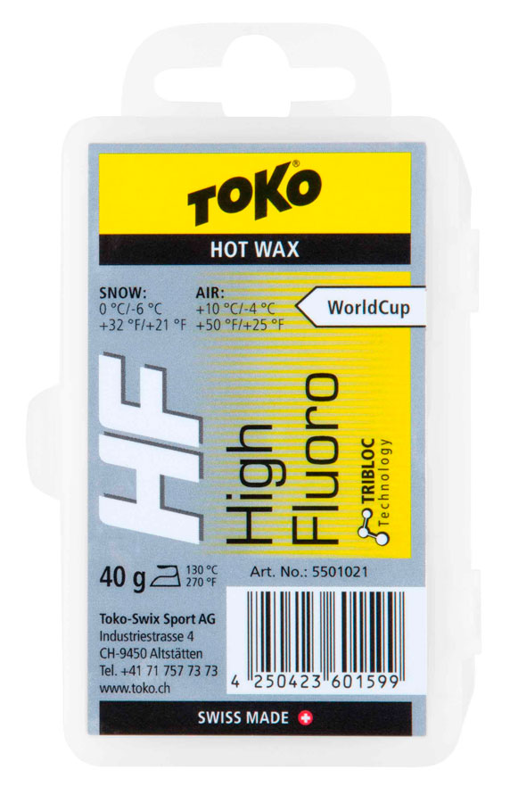 

Воск Toko для лыж и сноубордов HF Hot Wax yellow 40g