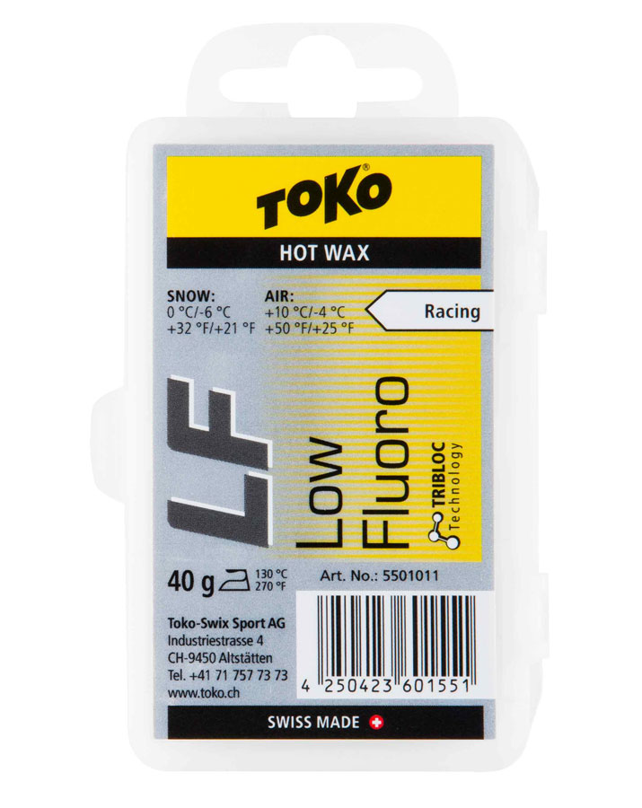 

Воск Toko для лыж и сноубордов LF Hot Wax yellow 40g