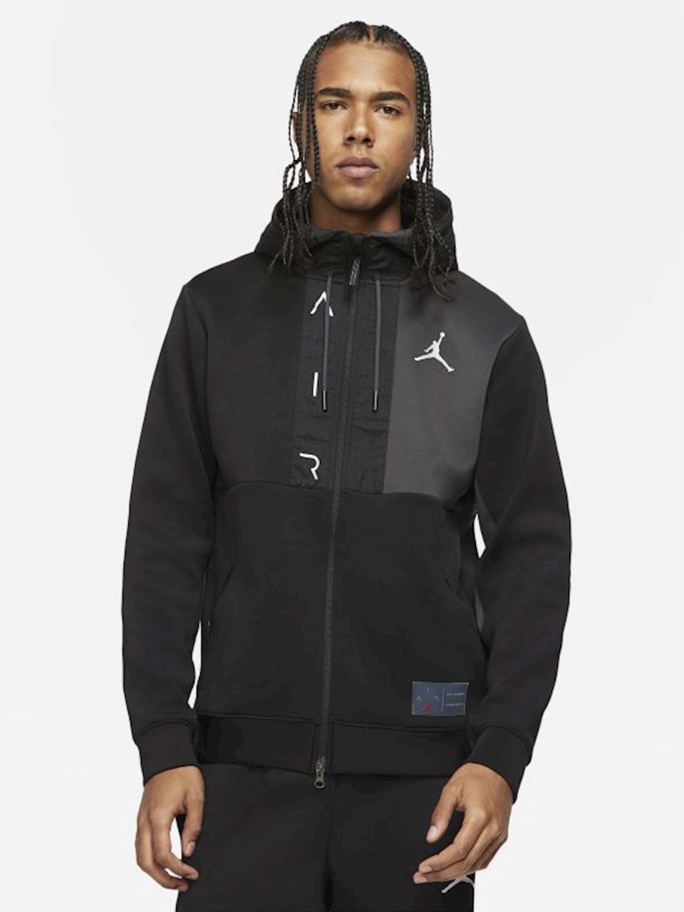 

Толстовка Nike M J Air Flc Fz CV2328-010 M Черная