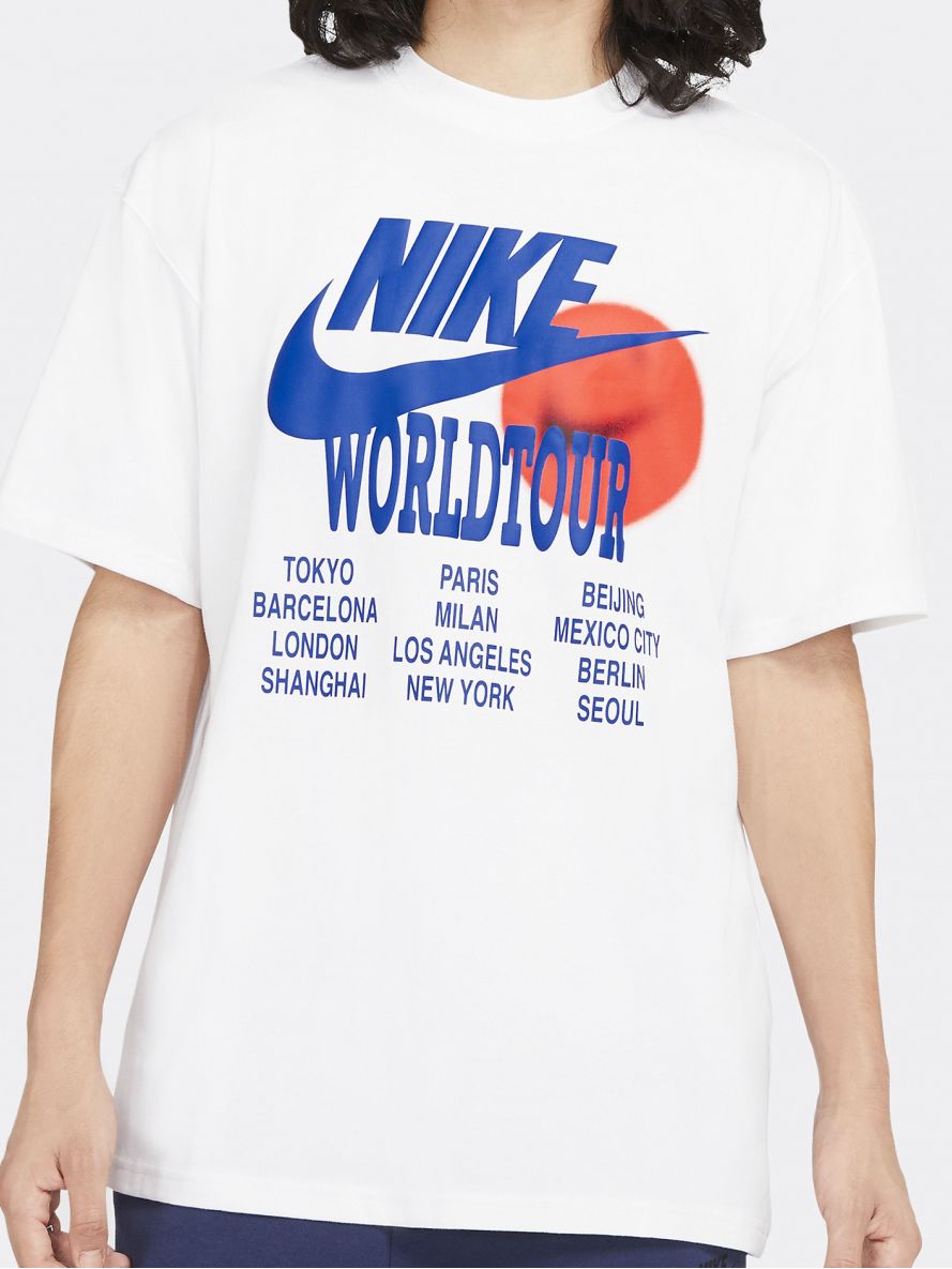 

Футболка Nike M Nsw Tee World Tour DA0937-100 M Белые