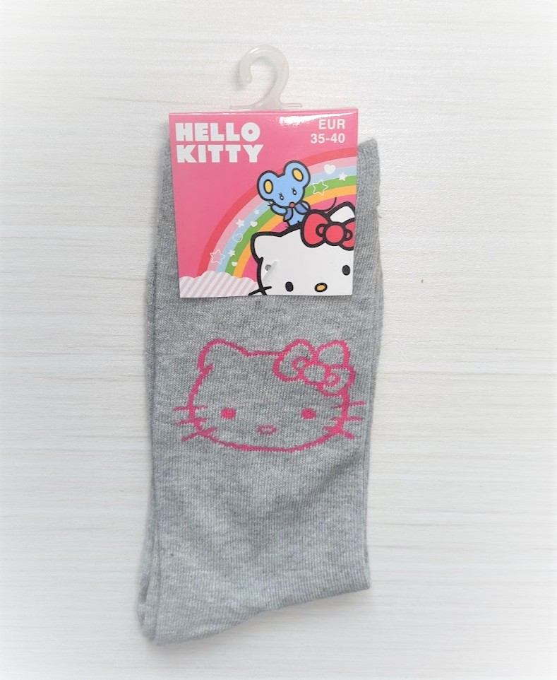 

Носки Hello Kitty Sanrio р 35-40 Серые