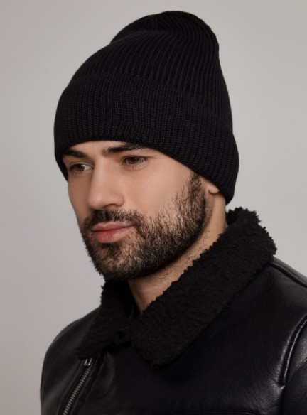 

Шапка мужская Caskon Sammy F Uni Black р 56-60 (307)
