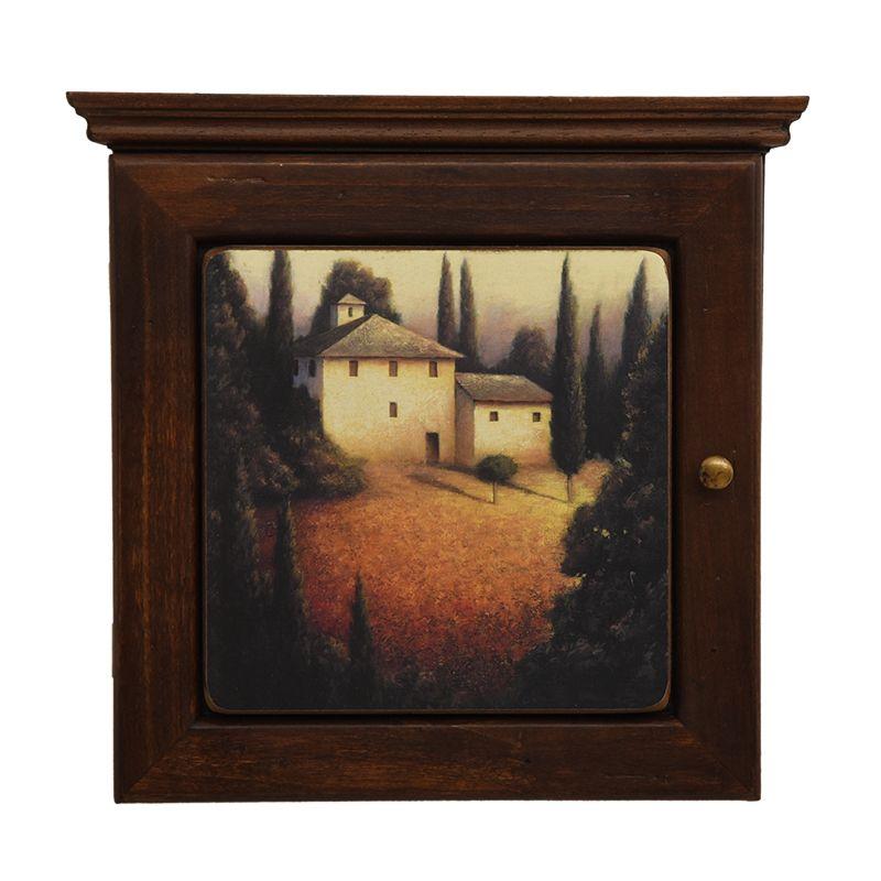 

Ключница деревянная настенная "Пейзажи Тосканы"