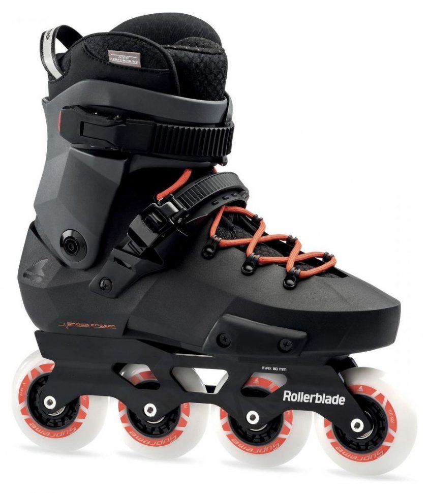 

Ролики Rollerblade Twister Edge 2021 (45, Чёрно-красный)