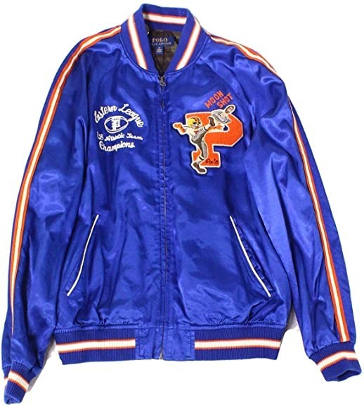 

Куртка POLO RALPH LAUREN Satin Varsity / Baseball синий,710741097001,Американский размер S р.