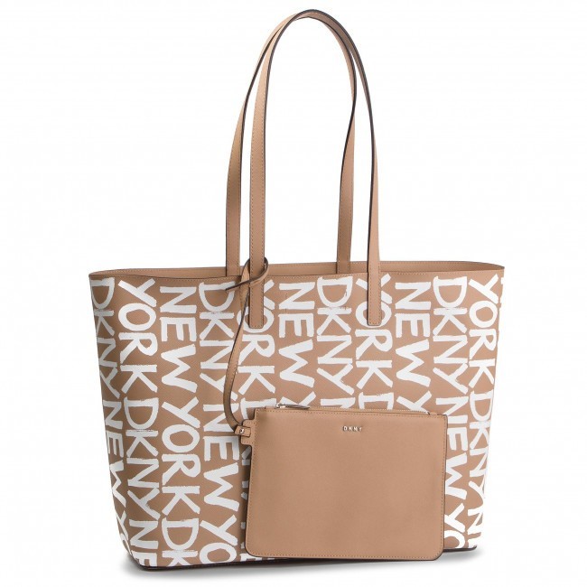 

Сумка DKNY Brayden двусторонняя,цвет латте R91AN756