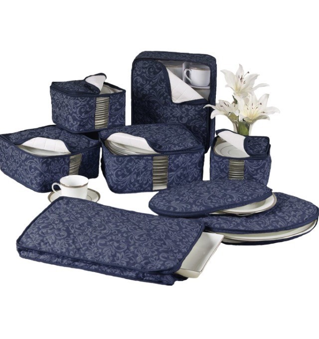

Органайзер для посуды Hudson Collection China Storage ,синий,12407