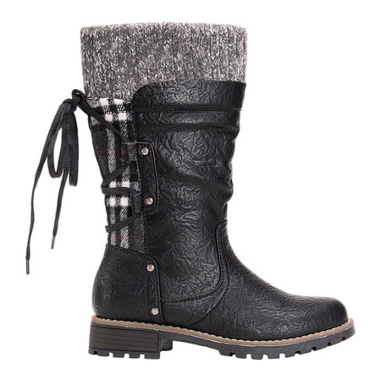

Женские зимние ботинки MUK LUKS Joni 1000000 черные 37.5 р.