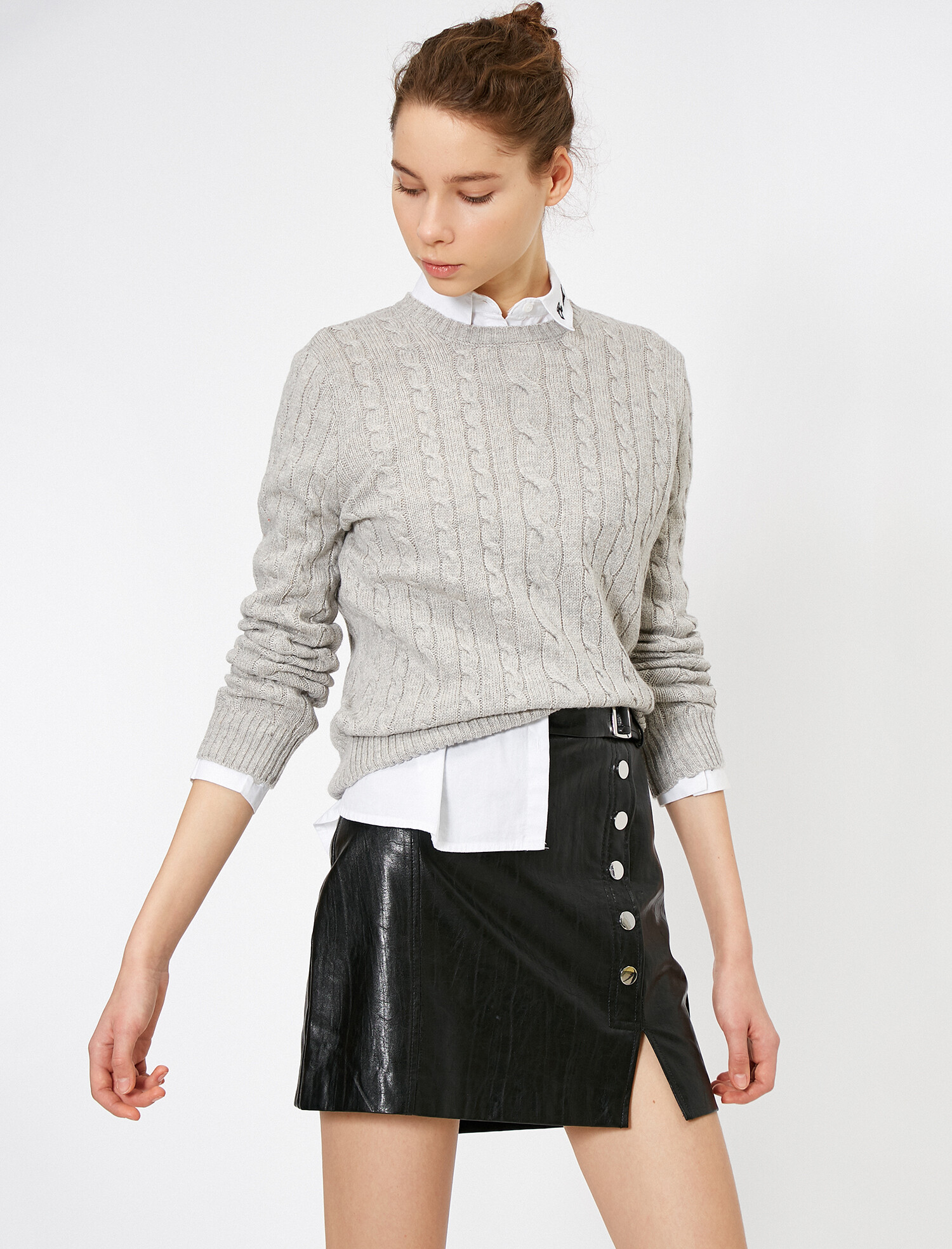 

Джемпер Koton 0KAL98033UT-027 S Grey