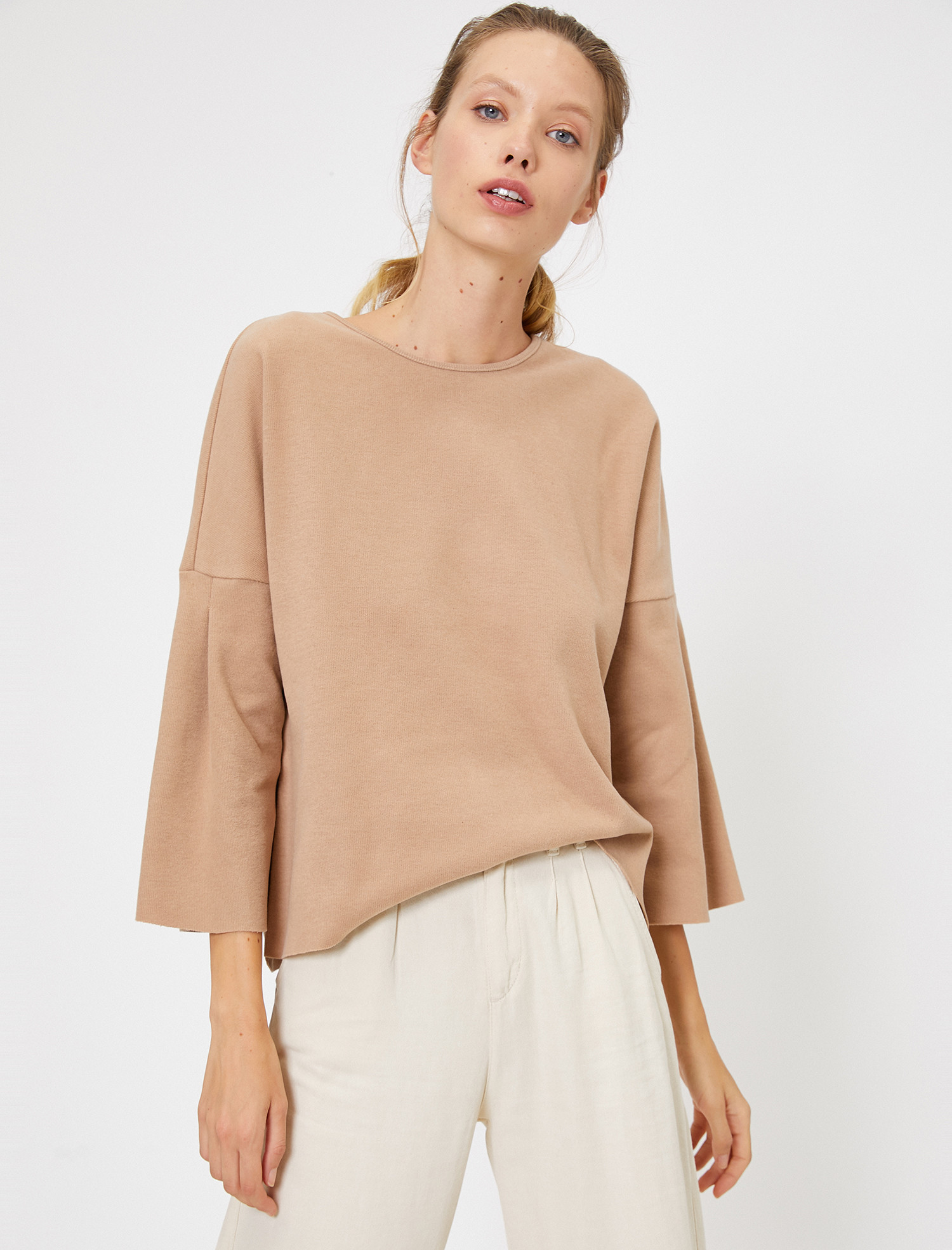 

Свитшот Koton 0KAK13804EK-100 M Camel