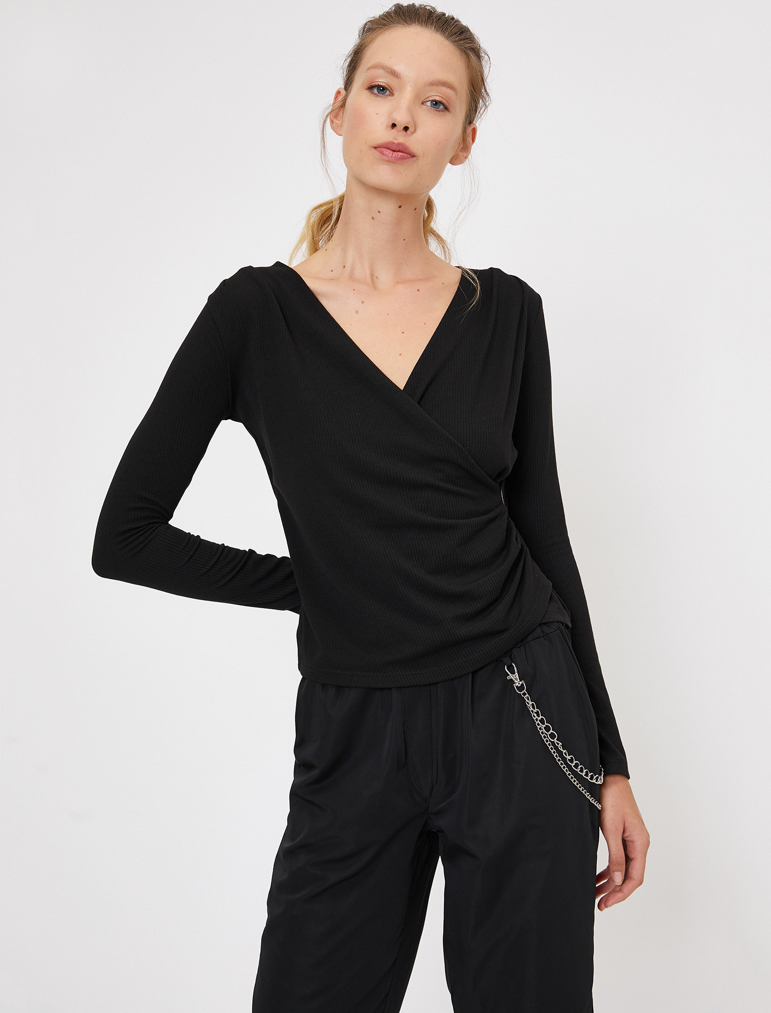 

Пуловер Koton 0KAK13958EK-999 XL Black