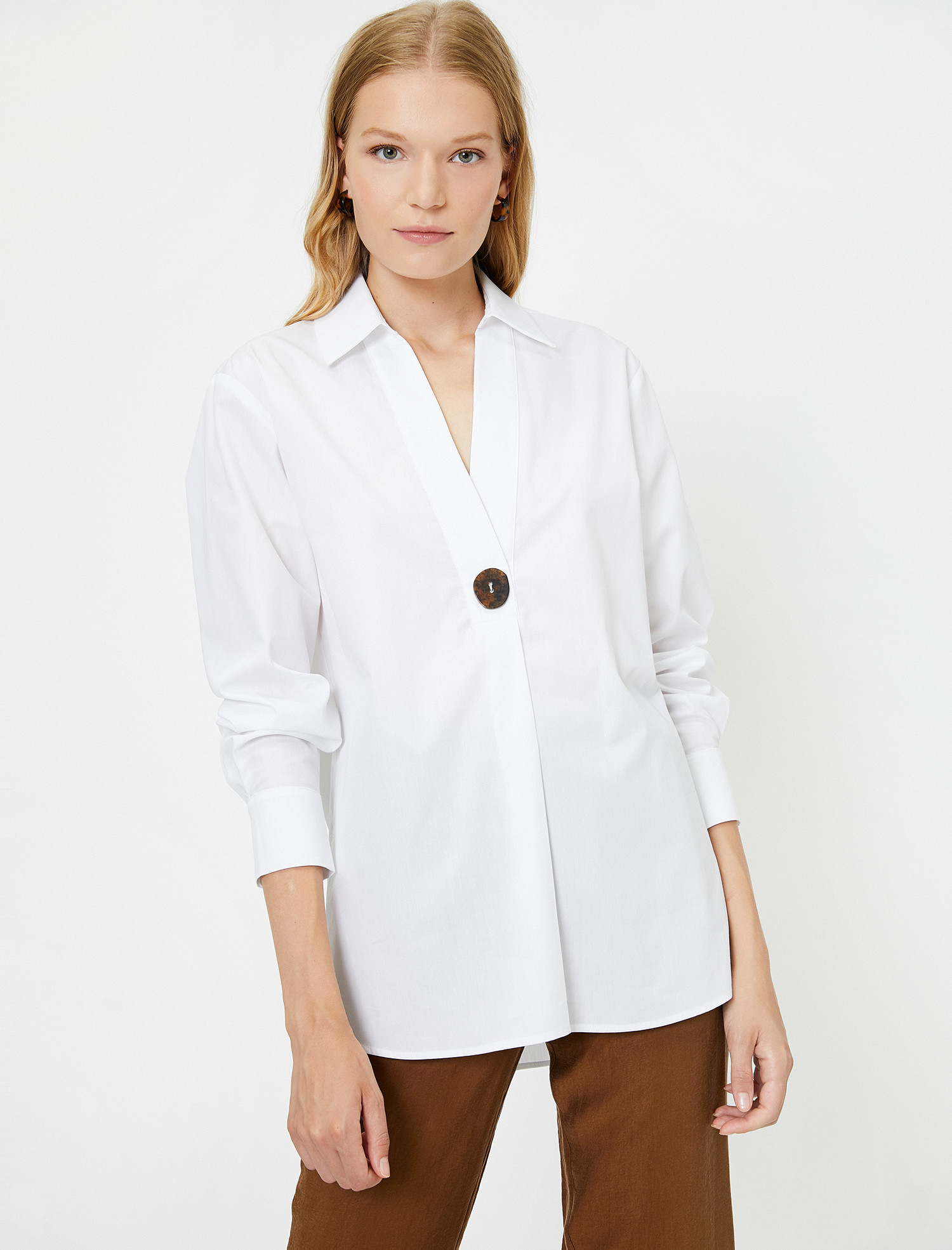 

Блузка Koton 0KAK66932IW-000 40 White