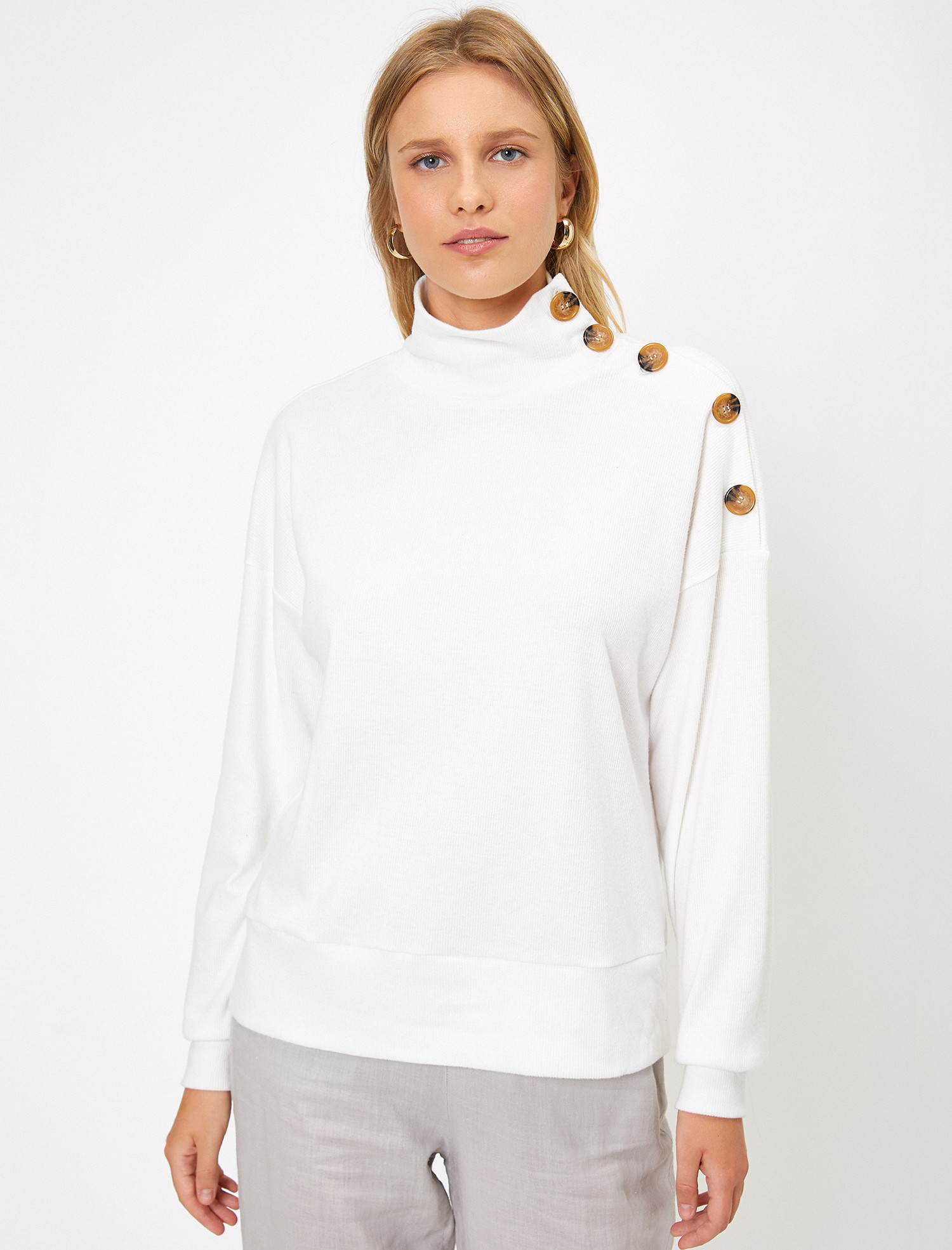 

Свитер Koton 0KAK13837EK-001 XL Off White