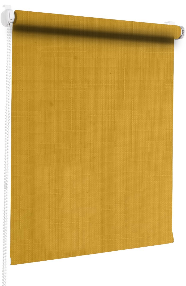 

Рулонная штора Rul-shtory Лен Желтый - Желток L-120