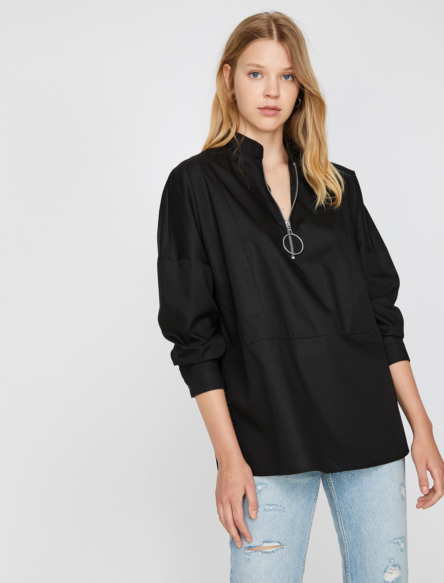 

Блузка Koton 0KAK66881IW-999 38 Black