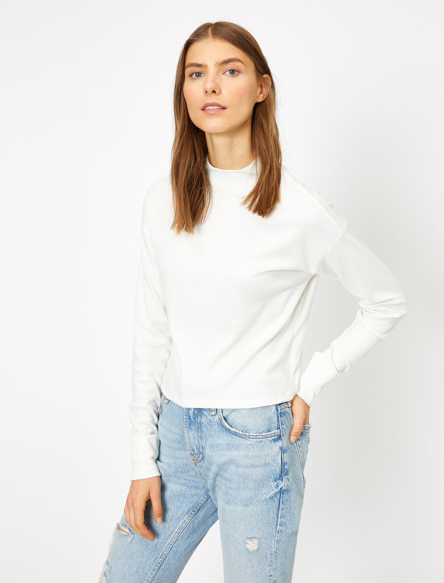 

Свитер Koton 0KAK13315EK-001  Off White, Свитер Koton 0KAK13315EK-001 L Off White