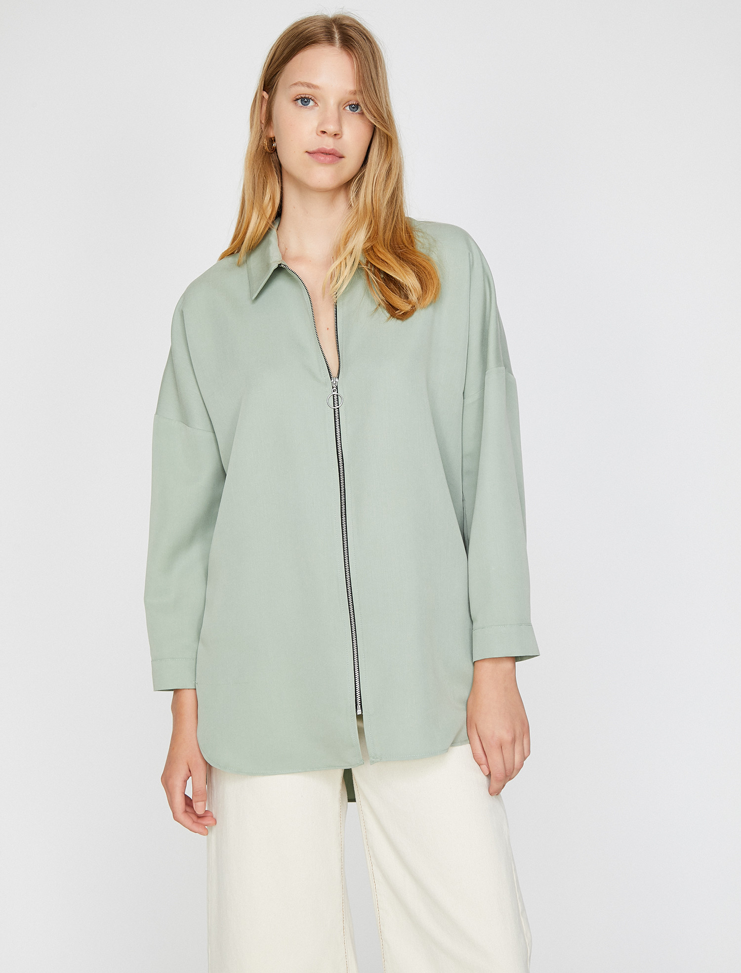 

Туника Koton 0KAK68078PW-760  Green, Туника Koton 0KAK68078PW-760 38 Green